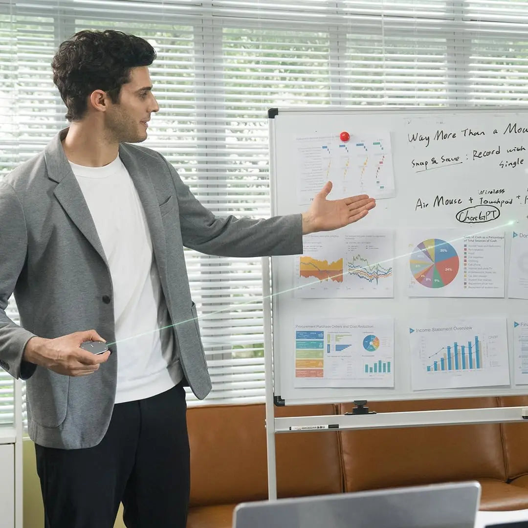 CheerTok Cheerdots 2 Mouse Wireless Touchpad AI Recording All-in-one Pocket AirMouse Presenter ChatGPT Enabled Mice Smart Phone