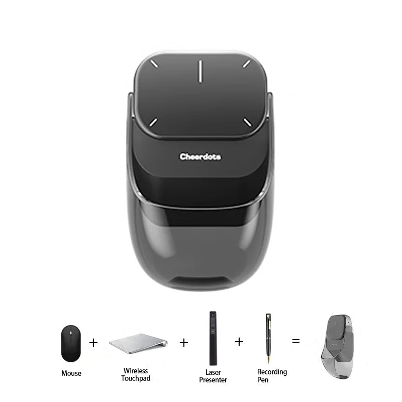 CheerTok Cheerdots 2 Mouse Wireless Touchpad AI Recording All-in-one Pocket AirMouse Presenter ChatGPT Enabled Mice Smart Phone