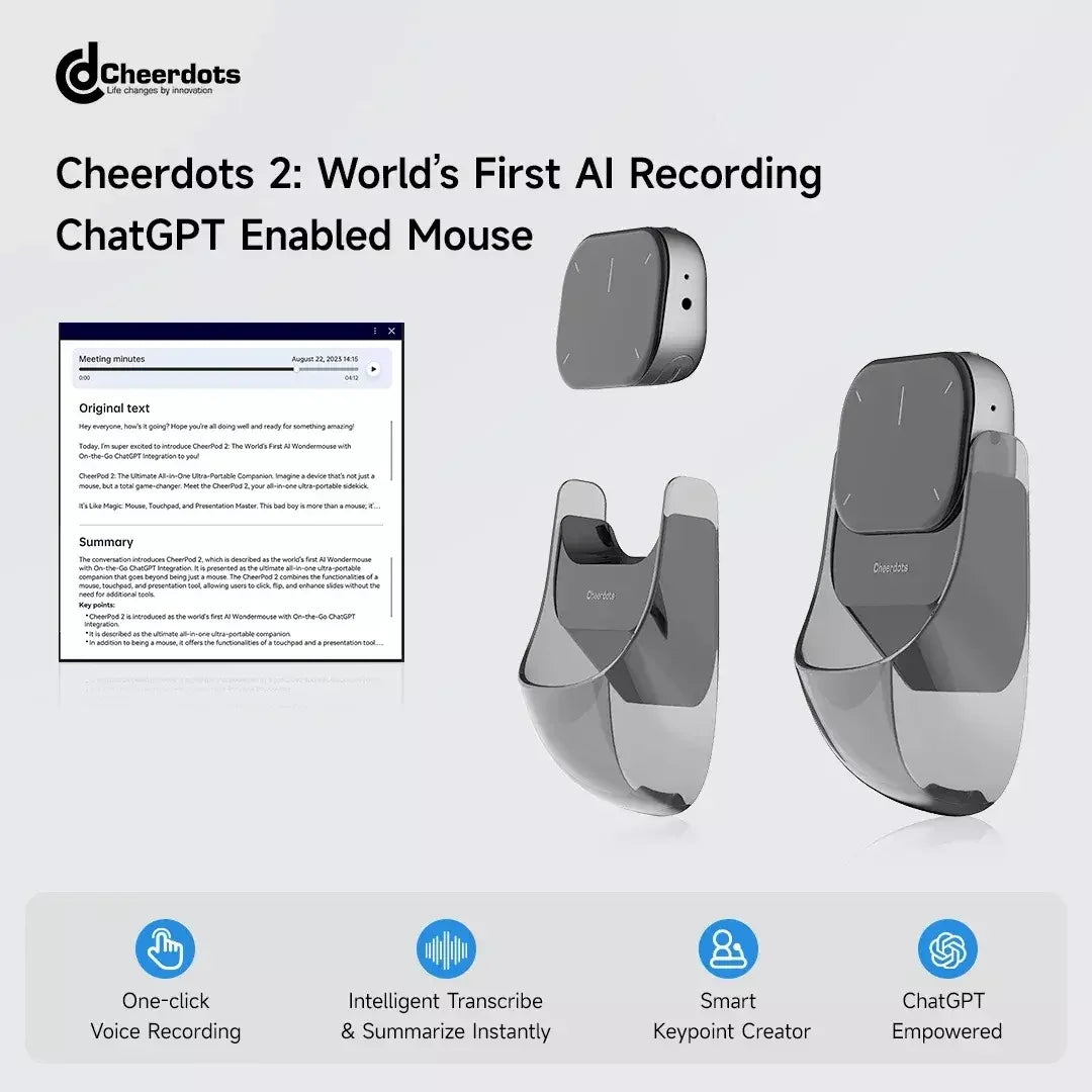 Cheerdots 2 Detachable AI Smart Mouse